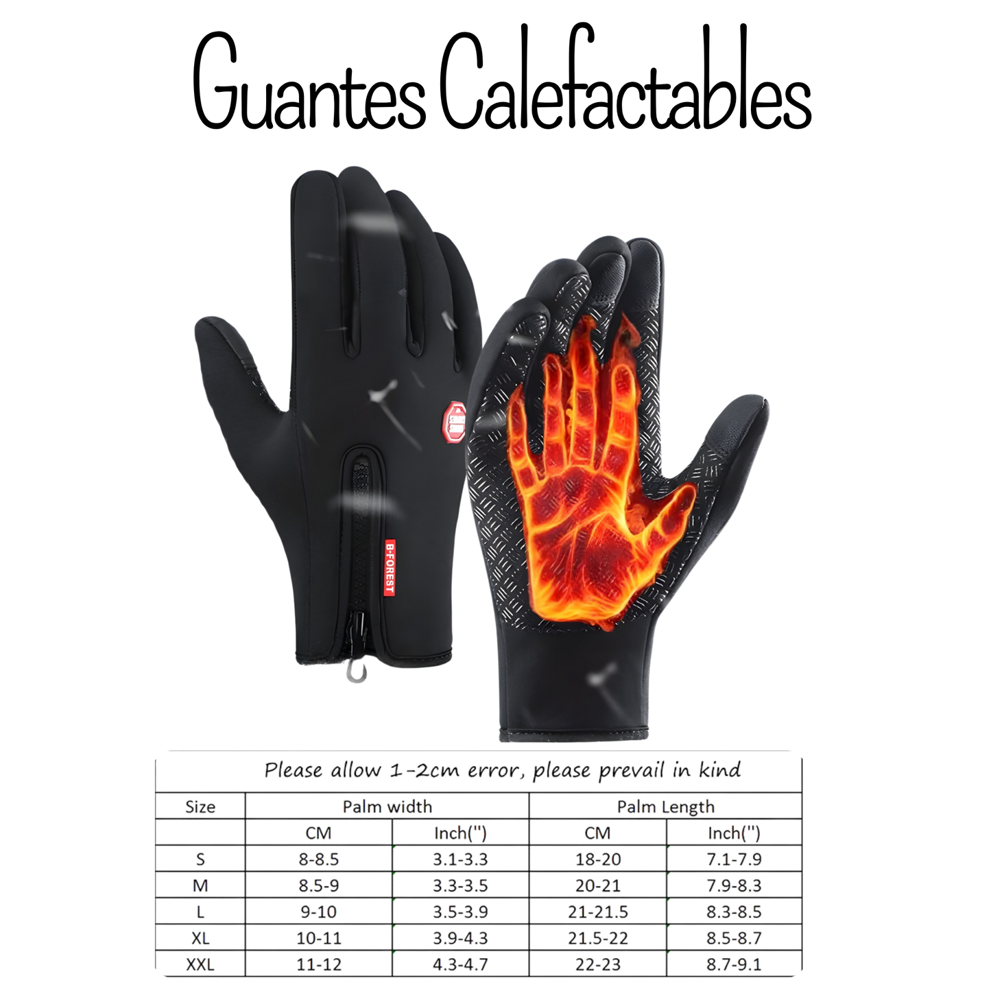 Guantes Calefactables